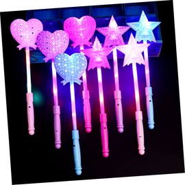 ORFOFE 5pcs Star Shaped Glow Sticks Party Luminous Sticks for Concerts Weddings Festivals Events Lightweight Portable Glow for Fun Celebrations Random Color