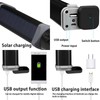 Multi Function Solar Rechargeable Flashlight LED Outdoor Aluminium Alloy Emergency