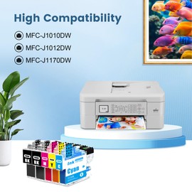 Yongairuink LC-401 Ink Cartridges Compatible Replacement for Brother LC 401XL Ink Cartridges Combo Pack for Brother MFC-J1170DW MFC-J1800DW MFC-J1012DW MFC-J1010DW Printer (5PK, 2BK/C/M/Y)