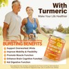 NEVISS Turmeric Gummies 1000mg w/MCT Oil C8 C10, Organic Antioxidant,