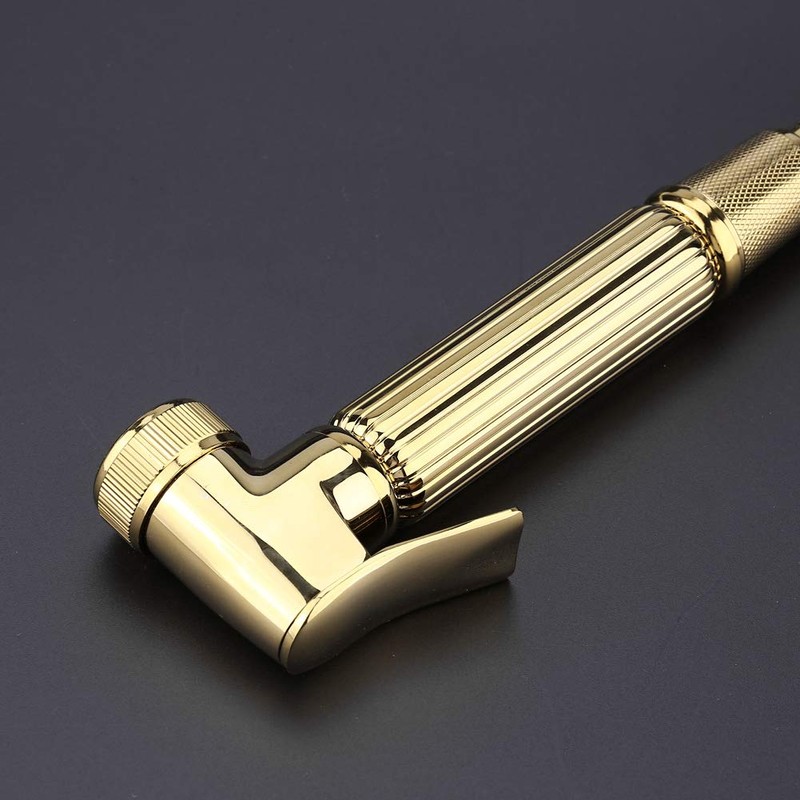 Bidet Sprayer, Solid Brass Wall Mount Shower Toilet Bathroom Handheld