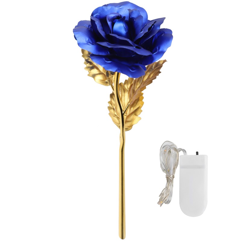 Gold Foil Rose Valentine's Day Gift Lighting Last Forever Love