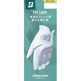 Bridgestone GL25L3BK18 Golf Gloves, Fit Lady, Black, Left Hand, 7.1 inches (18 cm), Women's