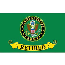 FindingKing United States Army Retired Flag 3ft x 5ft