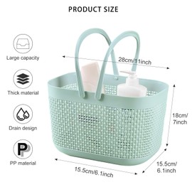 MFEXNWSRZ Convenient Plastic Organizer with Handles - Bathroom and Kitchen Storage (grey)