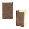 Gingko Smart Booklight- Linen Mini Coffee Brown