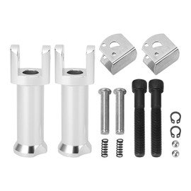Passenger Foot Peg Mounts Kit 50500769 Silver Sturdy Stable High Hardness Passenger Foot Peg Support Kit for Breakout
