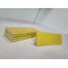 Daltile Sunflower Yellow Ceramic Tile Bullnose Backsplash Curved Edge Subway