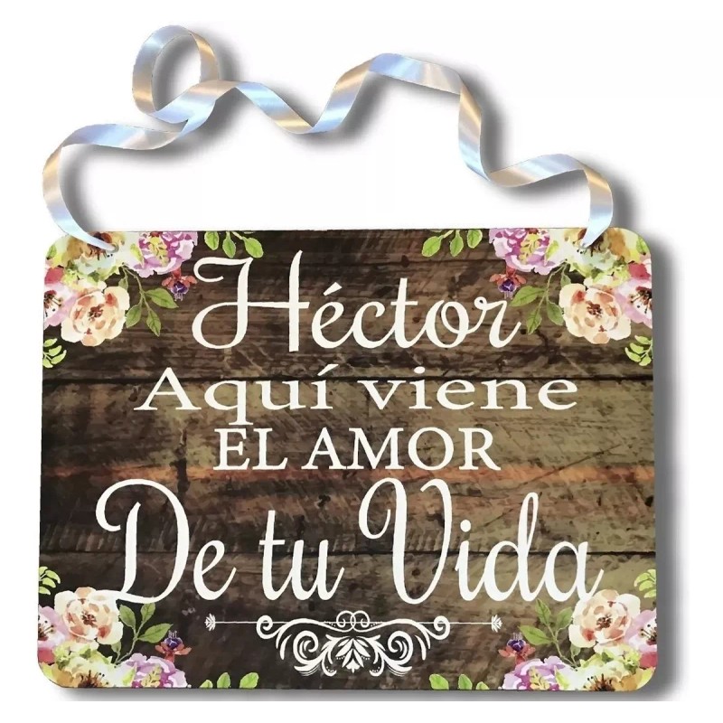Recuerdos Boda 2 Letrero Boda ¡aquí Viene La Novia!