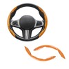 Amiss Car Wood Grain Steering Wheel Cover, Car Interior Accessories,