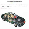 aSATAH HD CCD Car Front View Camera & Parking Night