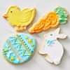Large Easter Cookie Cutters - 5 pieces Cookie Cutters Shape