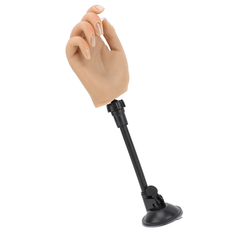 Nail Training Practice Hand Professional Bendable Silicone Female Mannequin Hand