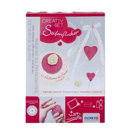GLOREX 6 1600 186 - SoapFix Kreativ-Set zur Herstellung individueller Seifen in Herzform, inkl. Anleitung und Zubehör, für ein aufregendes Badeerlebnis oder als kreative Idee zum Verschenken