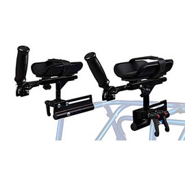 Adjustable Forearm Platform Support, Klip Walker Attachment, Angle Adjustable Handgrip, Lightweight Aluminum, 1/Pair, (Small)