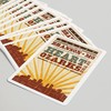 Lantern Press Branson, Missouri, Skyline and Sunburst Screenprint Style (52