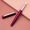 HongDian 525 Purple Metal Fountain Pen Bent Nib, Calligraphy Fude