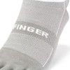 [Finger] クールマックス 5本指ソックス ランニング スポーツ マラソン メンズ レディース COOLMAX くるぶし丈