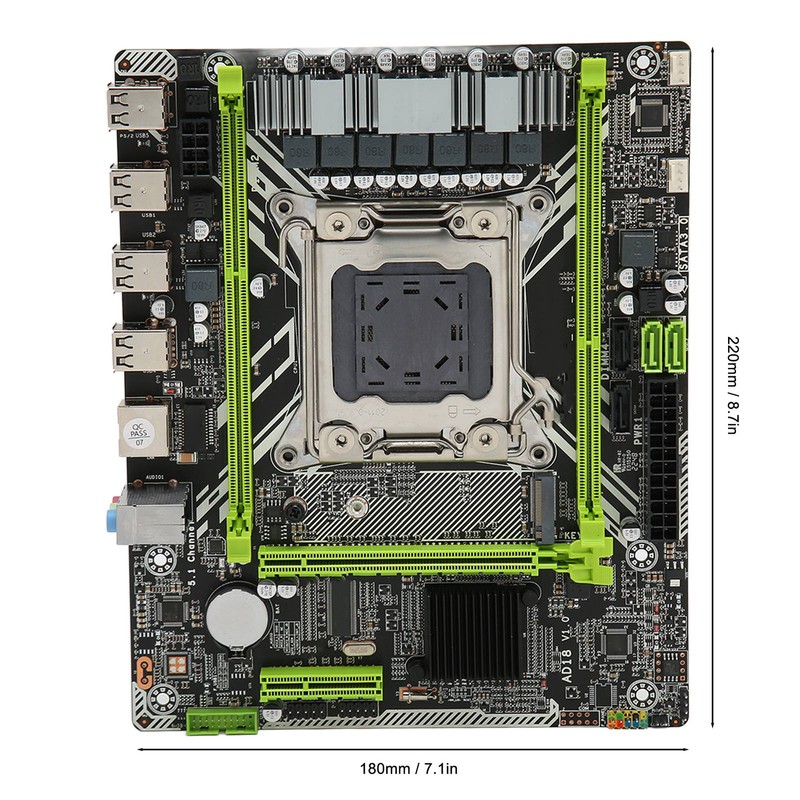 X79D 2.0 Computer Motherboard LGA2011 M.2 NVM Micro ATX Gaming