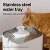 PETLIBRO Upgrade Cat Water Fountain Stainless Steel Tray, Dockstream 2