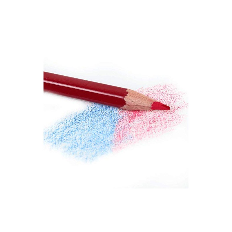 Lapiz Pelikan 30330213 1 Bicolor Rojo/Azul Delgado C/10