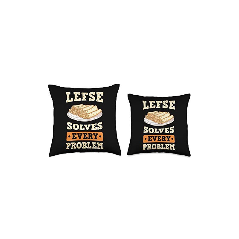 Lefse Norwegian Bread Recipe Maker Flatbread Rolling Throw Pillow