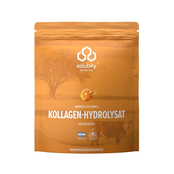 edubily nutrition® Collagen Hydrolysate, Certified Pasture Husbandry, Premium Collagen with