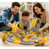 Flexible Electric Track Car Toy Set for Kids – Customizable