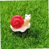 SUPVOX 21pcs Mini Snail Figurines Set for Garden Decor Educational