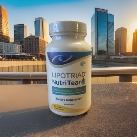 Lipotriad NutriTear Dry Eye Omega-3 Supplement 60 Softgels Healthy Eyes 03/26
