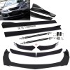 Unbranded Front Bumper Chin Lip Splitter Spoiler Body Kit +