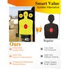 17x25 Inch Silhouette Shooting Target Paper-High-Visibility Reactive Target for Indoor
