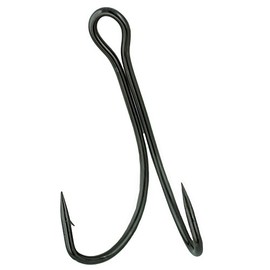 Gamakatsu Extra Wide Gap Double Frog Hook-3 Per Pack (Black, 4/0)
