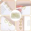 100Pcs Metal Paper Clips, Heart Shaped Binder Clips,Mini Love Heart