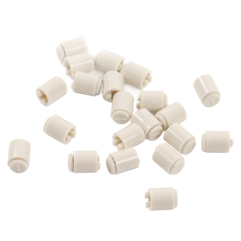 25Pcs LK150 Needle Protector Gray Sturdy Plastic Friction Reduction Knitter