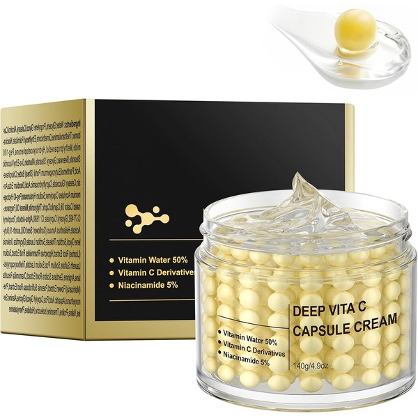 GUOYAOLIFU Deep Vitamin C Capsule Face Cream, Moisturizer Facial Cream,