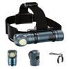 SightLux Headlamp Flashlight Rechargeable - 1500 Lumens Right Angle Headband