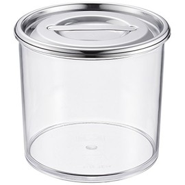 Endoshoji AHZ1514 Commercial Storage Container, No Gradations, 5.6 Inches (14 cm), Polycarbonate Resin, Made in Japan