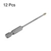 sourcing map 12pcs Concrete Masonry Drill Bits 3mm (1/8") Tungsten