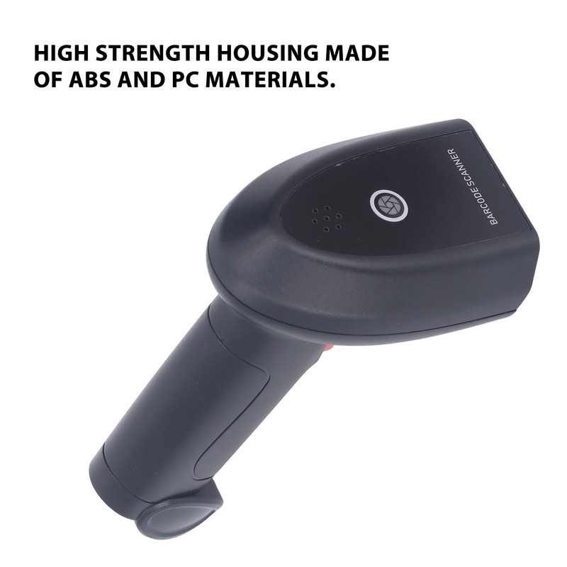 Barcode Scanner Bluetooth 2.4GHz Wireless CCD Red Light Rechargeable 1D