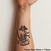 'Pirate Rum Bottle' Temporary Tattoo - Water Resistant, Skin-Safe, Non-Toxic