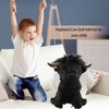 1 Piece Highland Cow Teddy Bear, 25cm Black Plush Stuffed