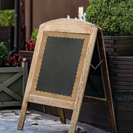 JIHUOO 65.6 Feet Burlap Bulletin Board Border Trim Scalloped Paper Borders Fall Chalkboard Border Rustic Classroom Bulletin Borders Decorations