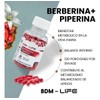 BDM - LIFE Berberina Piperina con Omega 9, Suplemento Alimenticio,