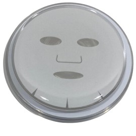 Face Pack, Compatible with MagSafe, Maho Grip, Microfiber Cloth Included, Korea, Cute, Grip Tok, Face Pack, Face Mask, Monochrome, Smartphone Ring, Smartphone Holder, Drop Prevention (White)