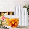Clawsoff 200 Pack 9 oz Clear Plastic Cups with Lids,
