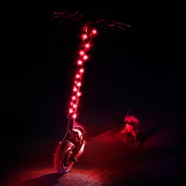 GOSLMYY Scooter LED Light, Updated 3.2 Ft Scooter Stem Light, Remote Control 16 Color Change Waterproof Super Bright Safe Strip Light for Kick Scooters, Electric Scooter, Bike, Good Gift for Kids