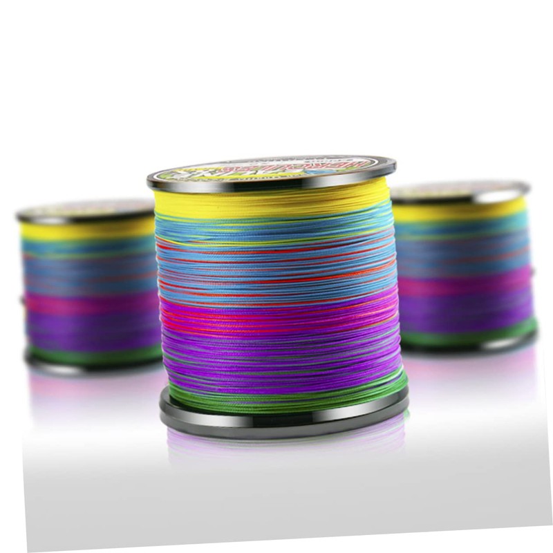 Kisangel 2pcs 500m Fishing Line Pe Material Braided Line Super