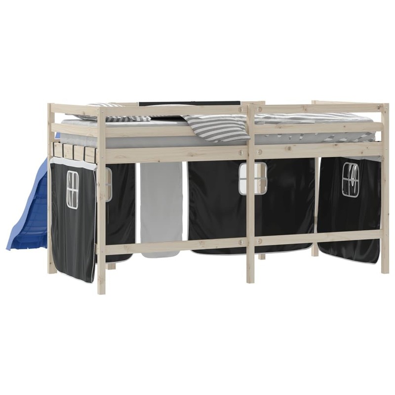 vidaXL Curtains, Curtain Set for Loft Bed, Play Bed, Children's