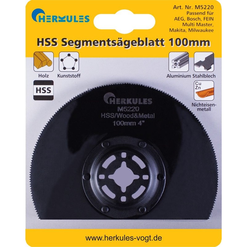HERKULES M5220 HSS Segment Saw Blade Offset M2 by For